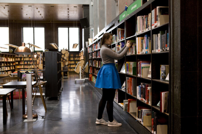 Deichmanske hovedbibliotek på St. Hanshaugen i 2016. Foto: Thomas Brun / NTB scanpix Deichmanske hovedbibliotek på St. Hanshaugen i 2016. Foto: Thomas Brun / NTB scanpix