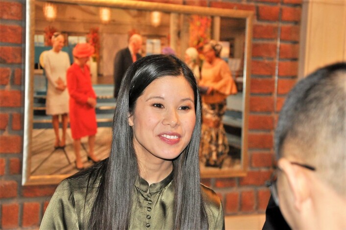 Miljøbyråd Lan Marie Nguyen Berg strålte på festdagen for Oslo. Foto: Arnsten Linstad Miljøbyråd Lan Marie Nguyen Berg strålte på festdagen for Oslo. Foto: Arnsten Linstad