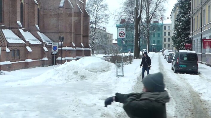 Det snør, det snør. Foto: Truls Baraldsnes Det snør, det snør. Foto: Truls Baraldsnes