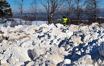 I fremtiden ønsker Oslo kommune å smelte snøen fra Oslos gater i et digert snødeponi på Søndre Nordstrand