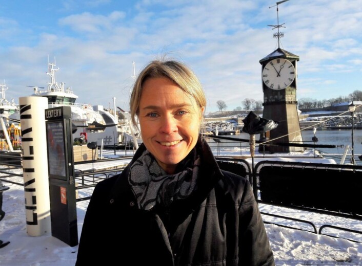 Markedssjef Marthe Kristiansen i Mat og Drikke gruppen merker at kundene har blitt mer miljøbevisste. Foto: Anders Høilund Markedssjef Marthe Kristiansen i Mat og Drikke gruppen merker at kundene har blitt mer miljøbevisste. Foto: Anders Høilund