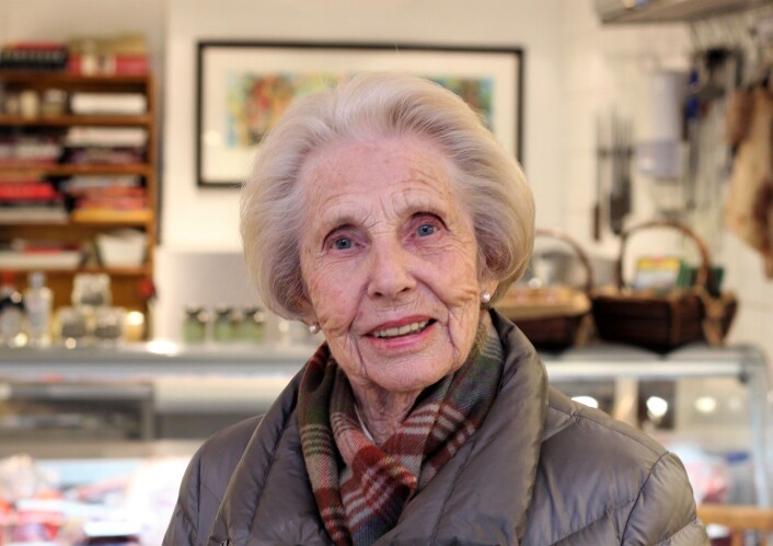 Berit Knudtzon (92) har vært kunde i 70 år. Foto: André Kjernsli Berit Knudtzon (92) har vært kunde i 70 år. Foto: André Kjernsli