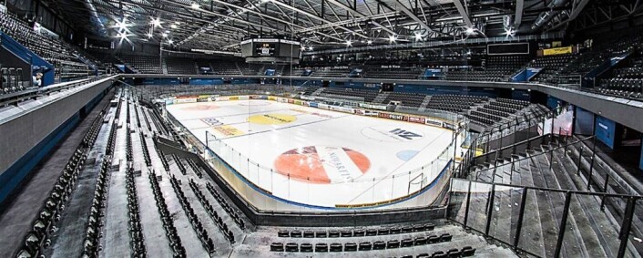 Bossard Arena står klar til å ta i mot Vålerenga, dersom klubben skulle kvalifisere seg til Champions Hockey League og møte EV Zug neste sesong. Foto: FCBasel1969 / Wikimedia Commons Bossard Arena står klar til å ta i mot Vålerenga, dersom klubben skulle kvalifisere seg til Champions Hockey League og møte EV Zug neste sesong. Foto: FCBasel1969 / Wikimedia Commons