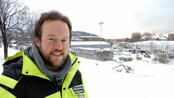 � Totalt er det 61 p-plasser, hvorav 14 er reservert bevegelseshemmede, sier prosjektleder For Nye Jordal Park, Dan Paulsen.Foto: Kristin Nilsen / Oslo kommune � Totalt er det 61 p-plasser, hvorav 14 er reservert bevegelseshemmede, sier prosjektleder For Nye Jordal Park, Dan Paulsen.Foto: Kristin Nilsen / Oslo kommune