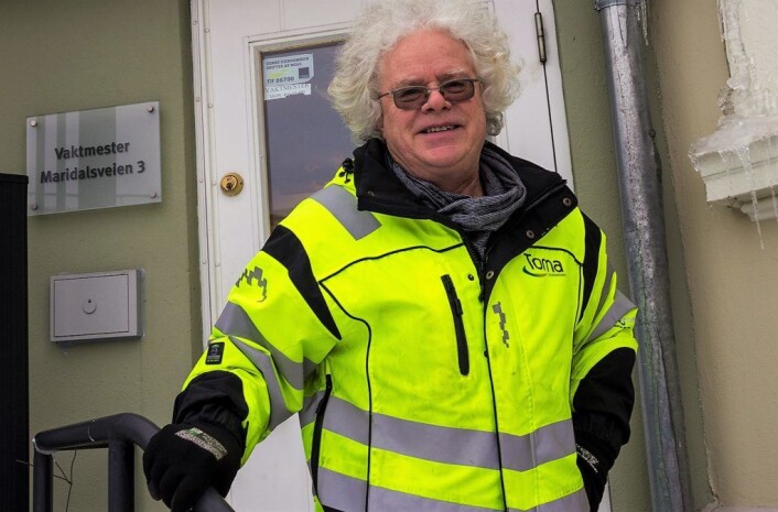 Vaktmester Michael Degenaars er glad for at variasjonen av bedrifter og leietagere skal beholdes. Foto: Morten Lauveng Jørgensen Vaktmester Michael Degenaars er glad for at variasjonen av bedrifter og leietagere skal beholdes. Foto: Morten Lauveng Jørgensen