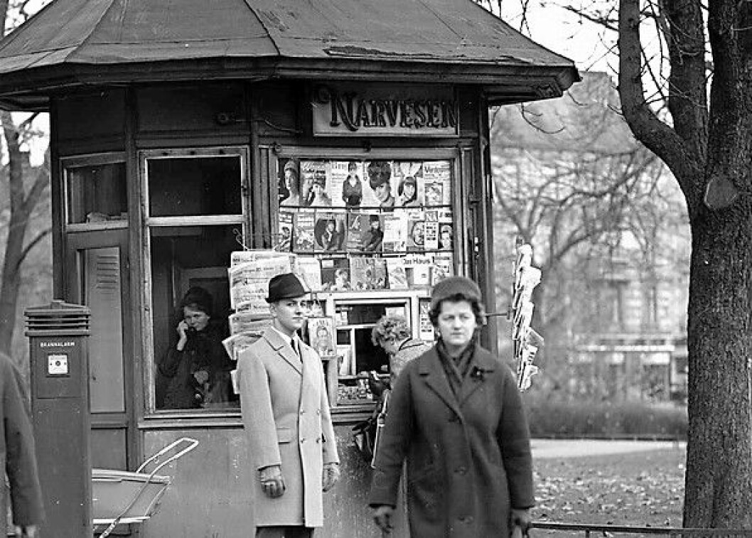 Narvesenkiosken på Ankertorget. Foto: Henrik Ørstedt/Oslo Museum Narvesenkiosken på Ankertorget. Foto: Henrik Ørstedt/Oslo Museum