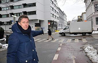 Fjernet p-plasser og bygde sykkelvei i Eilert Sundts gate. Resultatet ble flere lastebiler og færre syklister