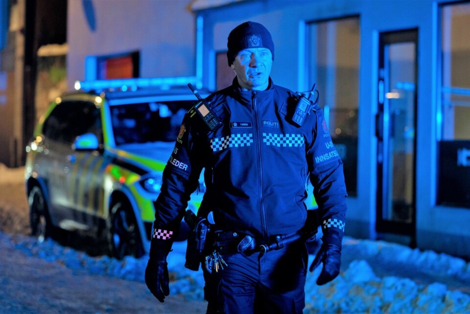 Innsatsleder Tore Barstad i Oslo politidistrikt koordinerte flere patruljer som raskt pågrep to tenåringer mistenkt for knivstikkingen i Motzfeldts gate. Foto: Heiko Junge / NTB scanpix
