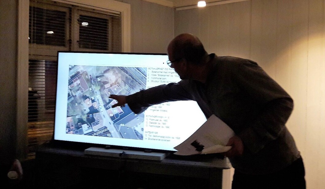� Her skal kulturen blomstre. Bjørn Münch viser fram Sota Fabrikkens planer for Etterstadgata 4 og 6. Foto: Anders Høilund � Her skal kulturen blomstre. Bjørn Münch viser fram Sota Fabrikkens planer for Etterstadgata 4 og 6. Foto: Anders Høilund