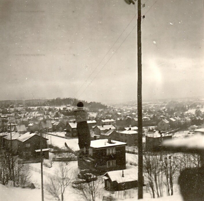 Ut fra bebyggelsen å dømme, er Jan Otto Linden i Godliabakken. Foto: Østensjø historielag Ut fra bebyggelsen å dømme, er Jan Otto Linden i Godliabakken. Foto: Østensjø historielag