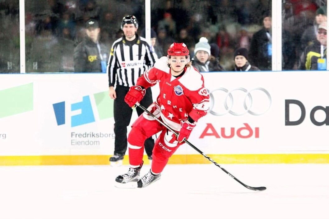 Andreas Heier skal jobbe fremover og blir forhåpentlig en farlig spiller for Storhamar og Oilers å møte i sluttspillet. Foto: Sofie Alexandra Kitterød Andreas Heier skal jobbe fremover og blir forhåpentlig en farlig spiller for Storhamar og Oilers å møte i sluttspillet. Foto: Sofie Alexandra Kitterød