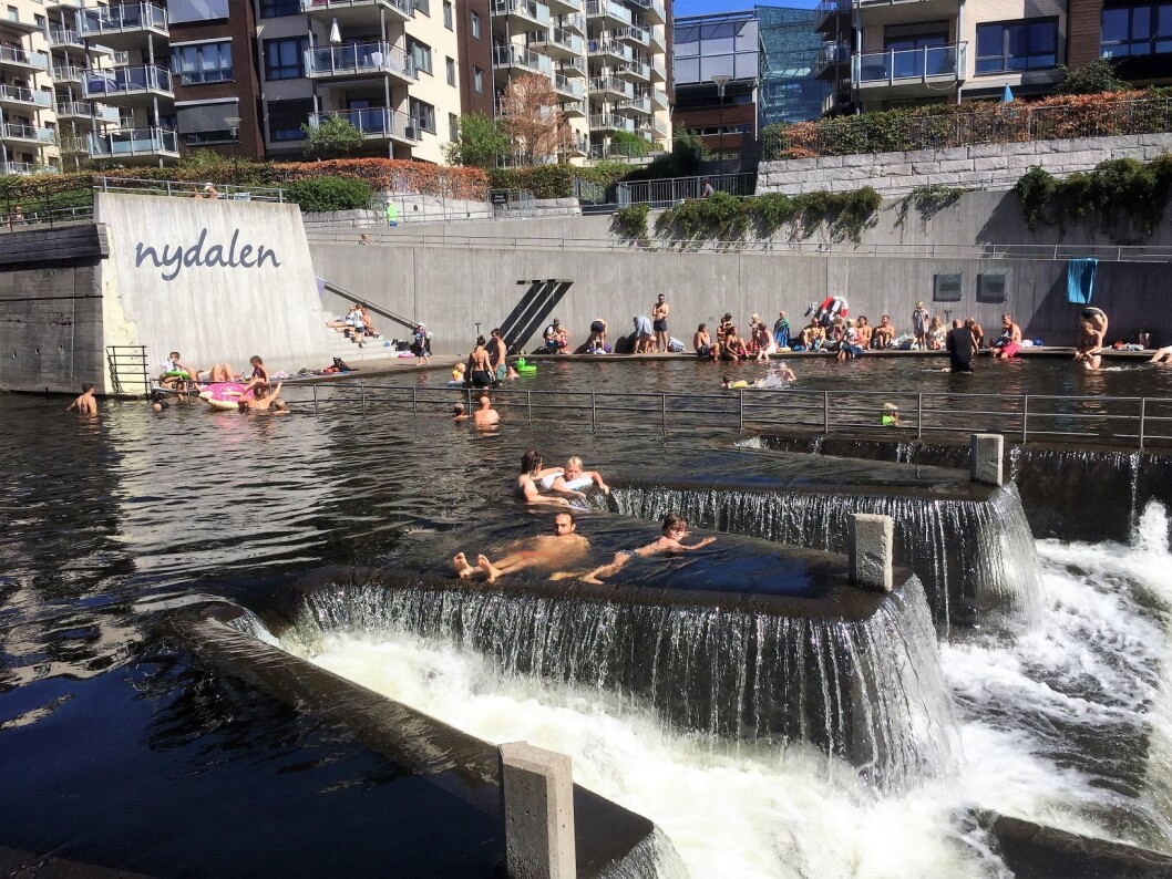 Nydalen har blitt et mer attraktivt område i byen som en følge av Lørenbanen, mener Høyres Eirik Lae Solberg. Foto: Vegard Velle Nydalen har blitt et mer attraktivt område i byen som en følge av Lørenbanen, mener Høyres Eirik Lae Solberg. Foto: Vegard Velle