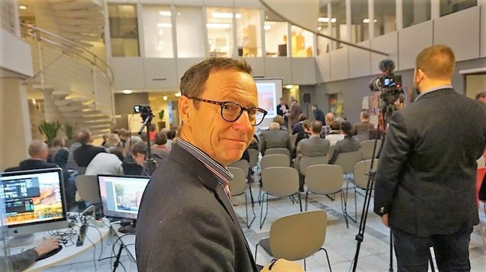 Initiativtaker og kirkeverge, Robert Wright, er fornøyd med at valget falt på Oslo Hospital. Foto: Finn Folke Thorp