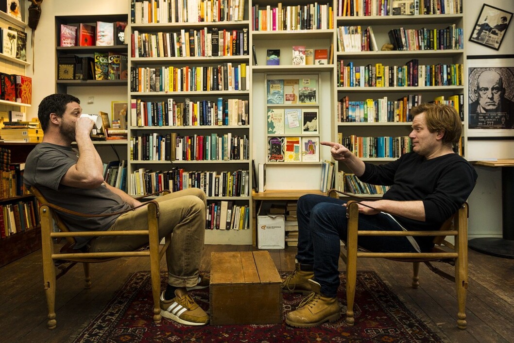 De to innehavner av Cappelens forslag: Pil Cappelen (t.v) og Andreas Cappelen (t.h). Foto: Morten Lauveng Jørgensen De to innehavner av Cappelens forslag: Pil Cappelen (t.v) og Andreas Cappelen (t.h). Foto: Morten Lauveng Jørgensen