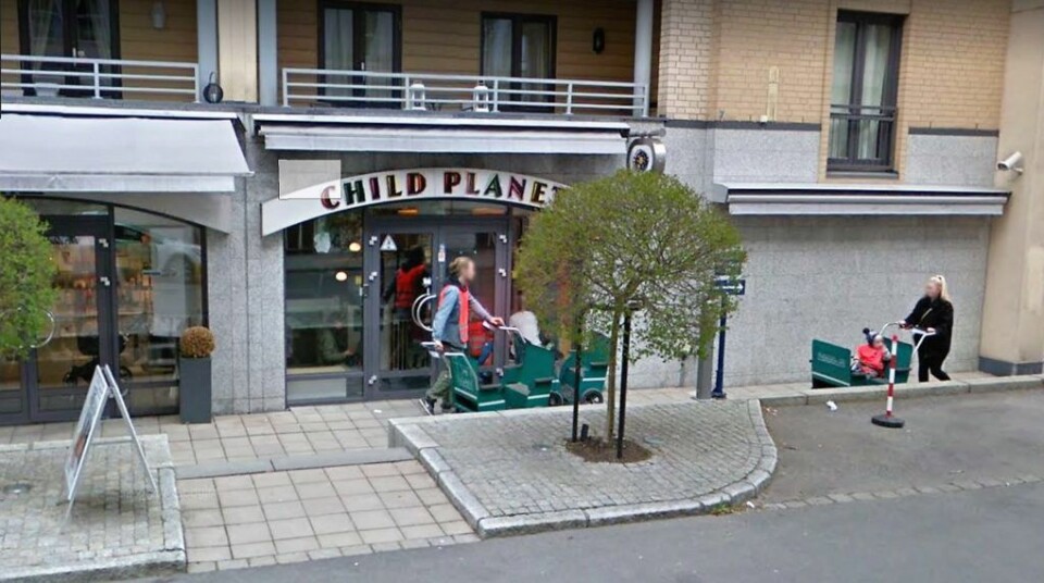 Selskapet Child Planet er eier av Månestråle barnehage i bydel Frogner. Med 150 barn er barnehagen en av Oslos største. Foto: Google maps