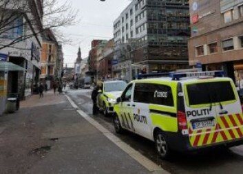 Politiet jager bort brukere i fra Brugata flere ganger daglig. Foto: André Kjernsli Politiet jager bort brukere i fra Brugata flere ganger daglig. Foto: André Kjernsli