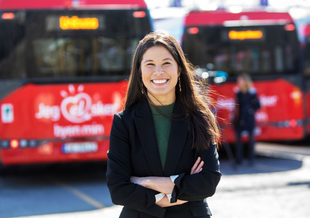 Lan Marie Nguyen Berg (MDG) vil ha lavere priser på kollektivtrafikken. Foto: Ole Berg-Rusten / NTB Scanpix Lan Marie Nguyen Berg (MDG) vil ha lavere priser på kollektivtrafikken. Foto: Ole Berg-Rusten / NTB Scanpix