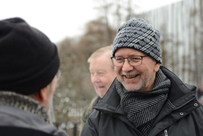 Oslo Elveforum var en av arrangørene av demonstrasjonen. Per Østvold er organisasjonens leder. Foto: Morten Lauveng Jørgensen Oslo Elveforum var en av arrangørene av demonstrasjonen. Per Østvold er organisasjonens leder. Foto: Morten Lauveng Jørgensen
