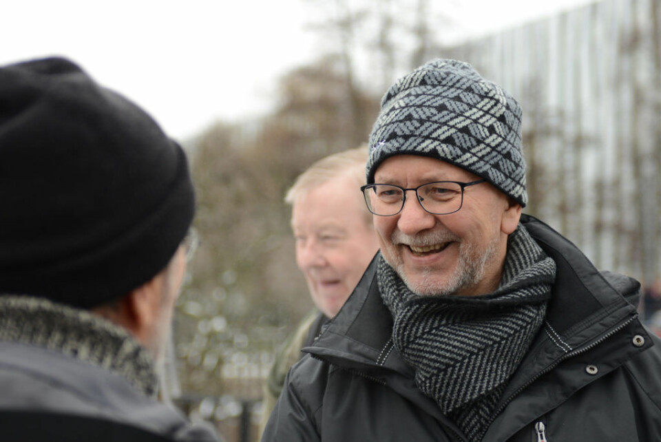 Oslo Elveforum var en av arrangørene av demonstrasjonen. Per Østvold er organisasjonens leder. Foto: Morten Lauveng Jørgensen