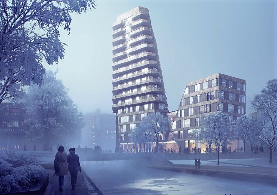 Slik Kan Gullhaug torg i Nydalen komme til å se ut i fremtiden. Illustrasjon: Snøhetta / Avantor Slik Kan Gullhaug torg i Nydalen komme til å se ut i fremtiden. Illustrasjon: Snøhetta / Avantor