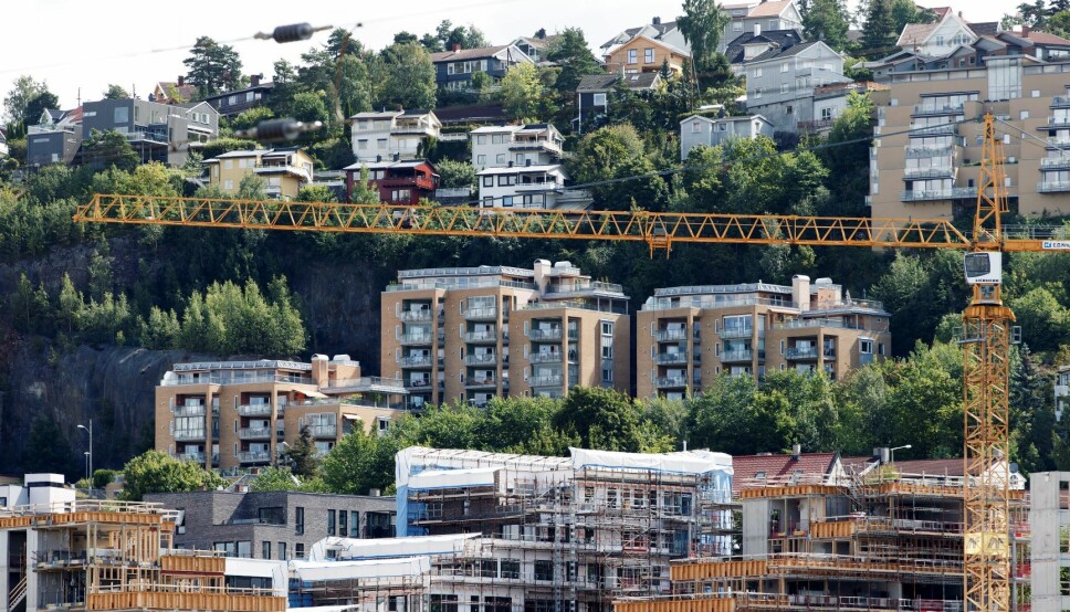Stadig nye områder i bydel Gamle Oslo er i ferd med å bli tettet igjen av boliger, Her i Kværnerbyen.