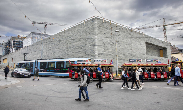� Selv ikke det nye Nasjonalmuseets arkitekt vil vedkjenne seg den inhumane, mastodontiske klossen, skriver kunsthistoriker Tommy Sørbø. Foto: Ole Berg-Rusten / NTB Scanpix � Selv ikke det nye Nasjonalmuseets arkitekt vil vedkjenne seg den inhumane, mastodontiske klossen, skriver kunsthistoriker Tommy Sørbø. Foto: Ole Berg-Rusten / NTB Scanpix