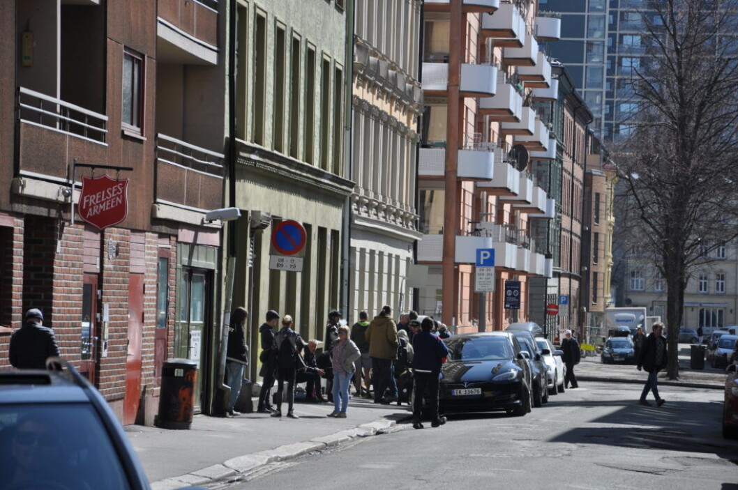 Tre menn skal ha løpt fra Urtegata. Mennene i 20-årene ble sist sett i Friis gate, løpende i retning Botanisk hage, opplyser politiet. Arkivfoto: Arnsten Linstad Tre menn skal ha løpt fra Urtegata. Mennene i 20-årene ble sist sett i Friis gate, løpende i retning Botanisk hage, opplyser politiet. Arkivfoto: Arnsten Linstad