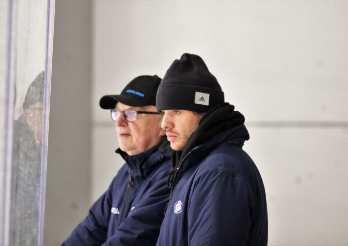 Martin Laumann Ylven så kveldens kamp fra utsiden av vantet. Foto: André Kjernsli Martin Laumann Ylven så kveldens kamp fra utsiden av vantet. Foto: André Kjernsli