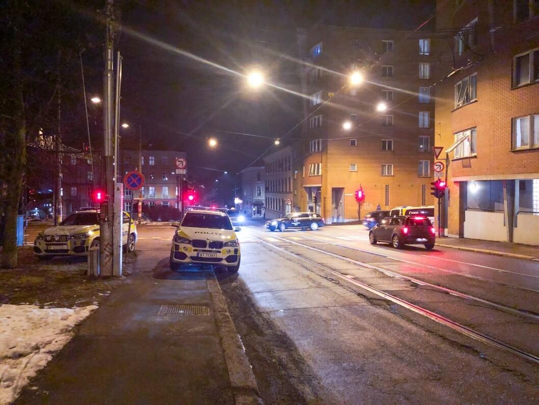 En mann ble funnet med kuttskader i en leilighet i Vogts gate på Torshov. Han er lettere skadd. To personer er pågrepet i saken. Foto: Ørn E. Borgen / NTB scanpix En mann ble funnet med kuttskader i en leilighet i Vogts gate på Torshov. Han er lettere skadd. To personer er pågrepet i saken. Foto: Ørn E. Borgen / NTB scanpix