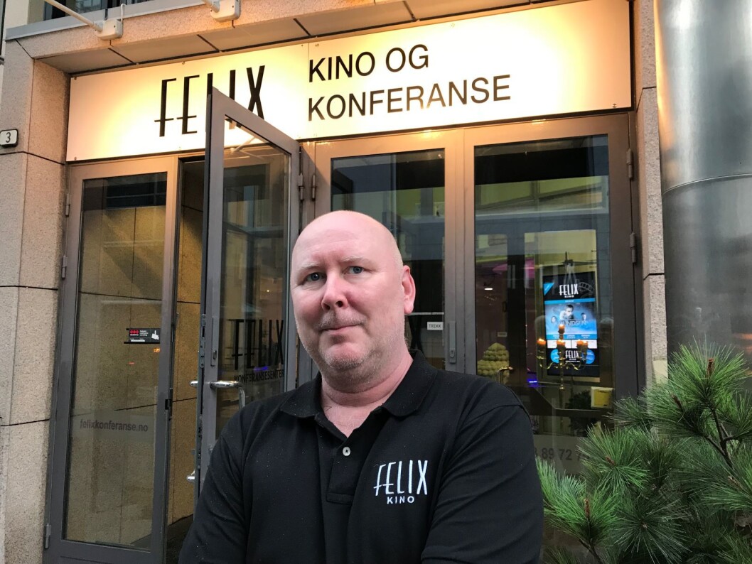 – Filmbyråene har lovet oss mange gode filmer fremover, sier kinosjefen på Felix, Tor Hugo Evensen. – Filmbyråene har lovet oss mange gode filmer fremover, sier kinosjefen på Felix, Tor Hugo Evensen.