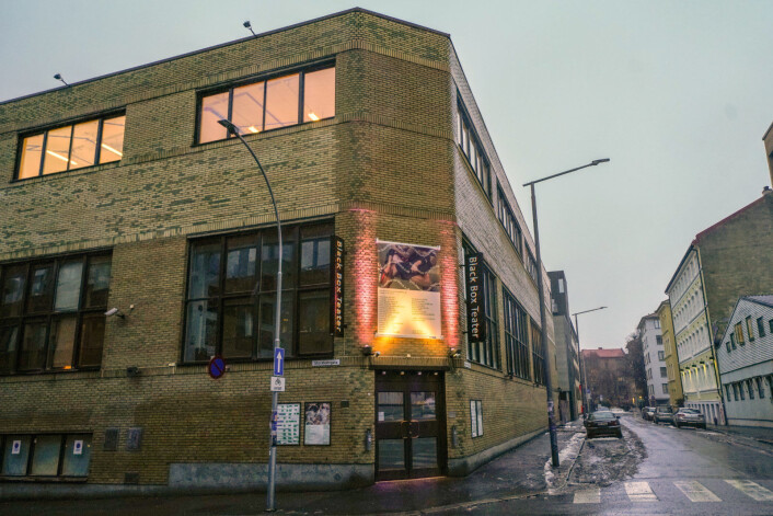 � Dette var et tydelig angrep på ytringsfriheten. Det bør aldri skje igjen, sa teatersjef Anne-Cécile Sibué-Birkeland etter den forrige henleggelsen. Black Box Teater ligger i den tidligere sjokoladefabrikken på Rodeløkka. Foto: Fredrik Hagen / NTB scanpix � Dette var et tydelig angrep på ytringsfriheten. Det bør aldri skje igjen, sa teatersjef Anne-Cécile Sibué-Birkeland etter den forrige henleggelsen. Black Box Teater ligger i den tidligere sjokoladefabrikken på Rodeløkka. Foto: Fredrik Hagen / NTB scanpix