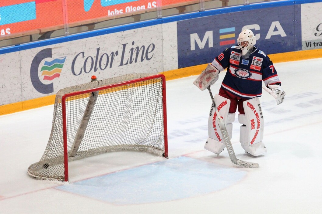 Vålerenga måtte se seg slått av Asker i første semifinalekamp. Foto: André Kjernsli Vålerenga måtte se seg slått av Asker i første semifinalekamp. Foto: André Kjernsli