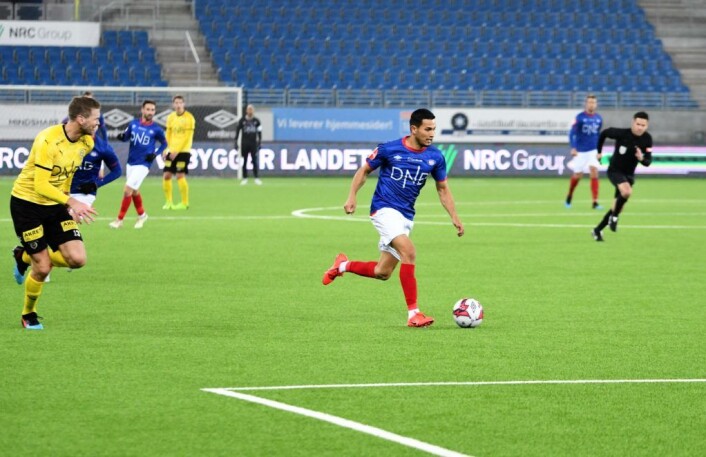 I fjor spilt Deyver Vega for Brann. I år blir han et spennende tilskudd til Vålerengas angrepsrekke. Foto: Christian Boger I fjor spilt Deyver Vega for Brann. I år blir han et spennende tilskudd til Vålerengas angrepsrekke. Foto: Christian Boger