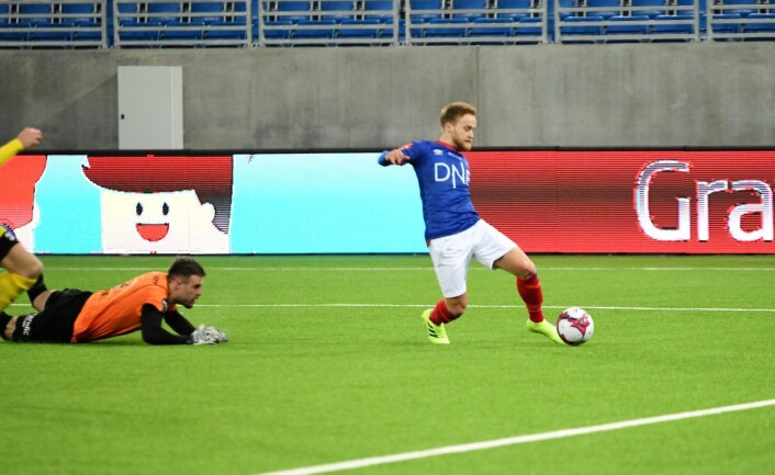 Bård Finne har holdt scoringsformen ved like i løpet av vinteren. Det kan virkelig bli gøy å følge den utflyttede bergenseren i Vålerenga-drakt i 2019. Foto: Christian Boger Bård Finne har holdt scoringsformen ved like i løpet av vinteren. Det kan virkelig bli gøy å følge den utflyttede bergenseren i Vålerenga-drakt i 2019. Foto: Christian Boger