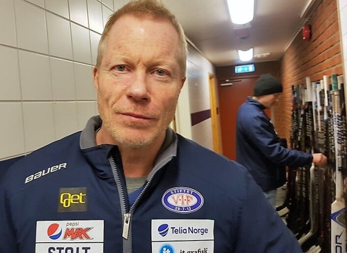 — Dommerne pirker for mye. De må ikke ta bort intensiteten i sporten vår, sier Roy Johansen etter seieren mot Frisk. Foto: André Kjernsli — Dommerne pirker for mye. De må ikke ta bort intensiteten i sporten vår, sier Roy Johansen etter seieren mot Frisk. Foto: André Kjernsli