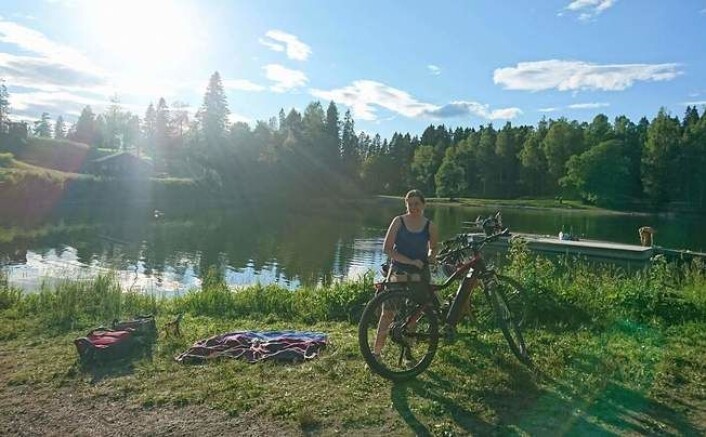 Løvenskiold skog er skeptiske til at elsykler får lov til å kjøre utenfor veiene i marka. Foto: Naturvernforbundet i Oslo og Akershus Løvenskiold skog er skeptiske til at elsykler får lov til å kjøre utenfor veiene i marka. Foto: Naturvernforbundet i Oslo og Akershus