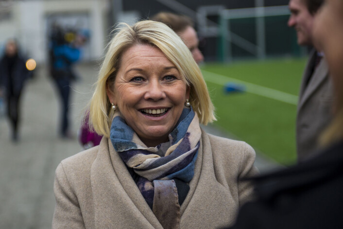 � Vi satte hensynet til barna først, sier kommunal- og moderniseringsminister Monica Mæland. Foto: Morten Lauveng Jørgensen � Vi satte hensynet til barna først, sier kommunal- og moderniseringsminister Monica Mæland. Foto: Morten Lauveng Jørgensen