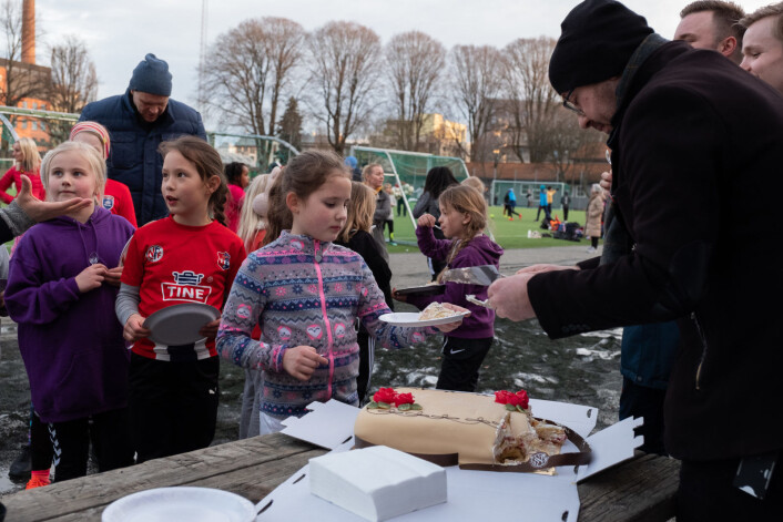 Gode nyheter for idrettsutøverne på Grüner fremover. Om noen få år får de sin egen hall. Foto: Erik Haukebø Gode nyheter for idrettsutøverne på Grüner fremover. Om noen få år får de sin egen hall. Foto: Erik Haukebø