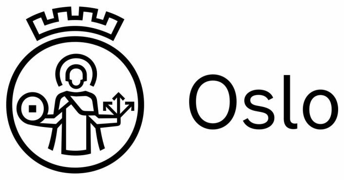 Den nye logoen for Oslo kommune ble presentert til store protester i fjor sommer. Men onsdag kveld vedtar bystyret at den skal tas i bruk. Riktignok presiseres det at det gamle byvåpenet fortsatt skal brukes i høytidelige sammenhenger. Illustrasjon: Oslo kommune