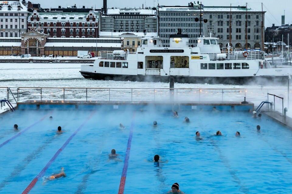 Allas Sea Pool i Helsinki er blitt svært populært blant finnene, året rundt. Foto: Kallerna/Flickr