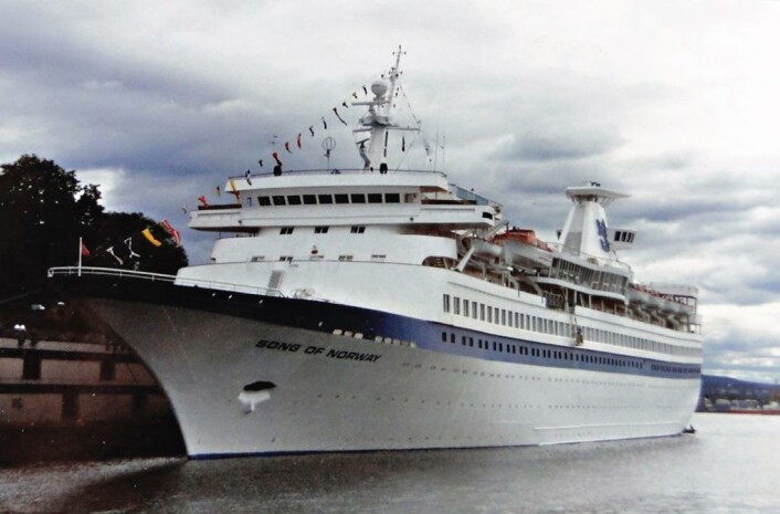 MS Song of Norway, Royal Caribbean Cruise Line på Oslobesøk i 1970-årene. Foto: Erik Ødemark MS Song of Norway, Royal Caribbean Cruise Line på Oslobesøk i 1970-årene. Foto: Erik Ødemark