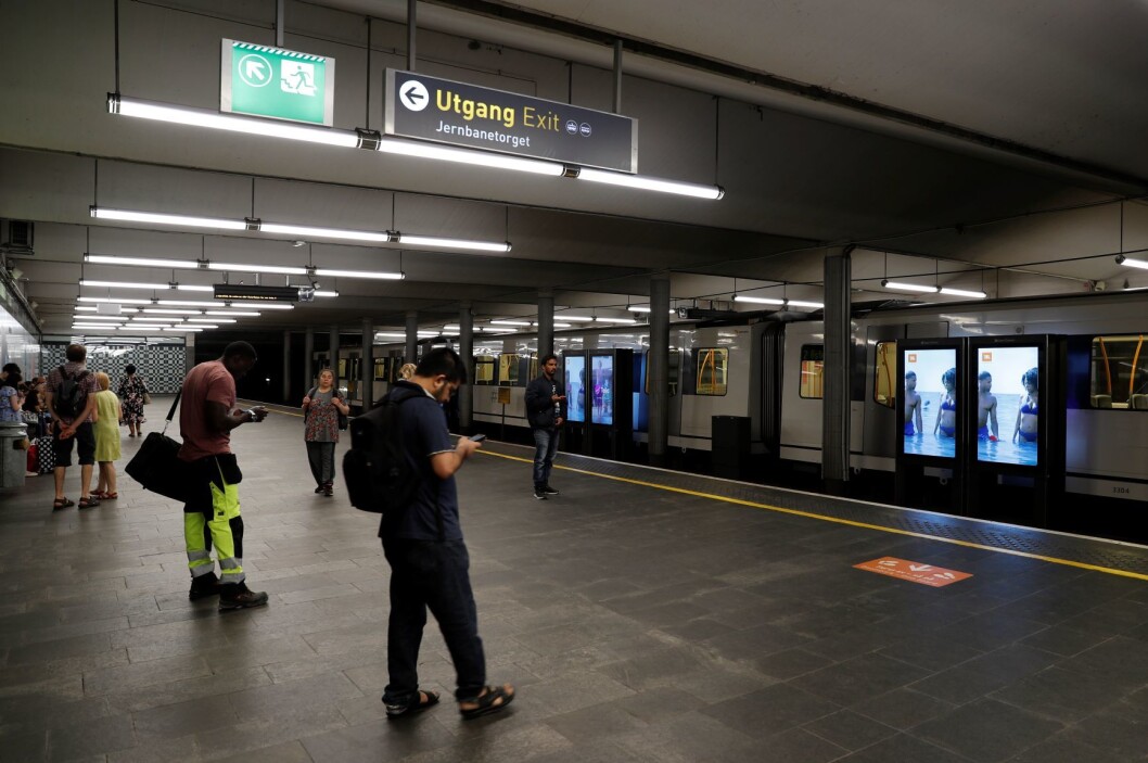 I påsken blir det vedlikehold og sterkt redusert trafikk på T-banen.. Foto: Terje Bendiksby / NTB scanpix I påsken blir det vedlikehold og sterkt redusert trafikk på T-banen.. Foto: Terje Bendiksby / NTB scanpix