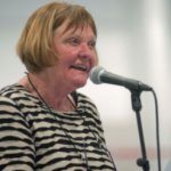 Elisabeth Myrhol, styreleder i Vestli IL, gledet seg over åpningen av flerbrukshallen. Ken Opprann / Kultur- og idrettsbygg Elisabeth Myrhol, styreleder i Vestli IL, gledet seg over åpningen av flerbrukshallen. Ken Opprann / Kultur- og idrettsbygg