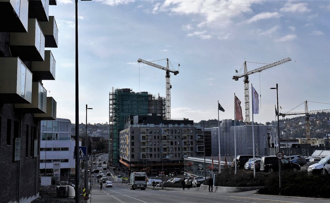 Ensjøbyen er stadig under utvikling. Husene spretter opp, men hvor blir det av parkene. Foto: Maria Kjellesvik Ensjøbyen er stadig under utvikling. Husene spretter opp, men hvor blir det av parkene. Foto: Maria Kjellesvik