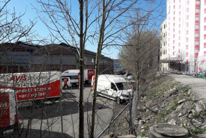 Herfra og ned til Ensjø er det i dag ikke plass til noe parkdrag. Foto: Anders Høilund Herfra og ned til Ensjø er det i dag ikke plass til noe parkdrag. Foto: Anders Høilund
