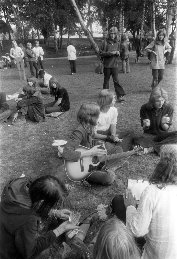 � Jeg husker at jeg røykte hasj på Club 7 i 1964, uten at noen reagerte på det. Et par år senere ble jeg overrasket over å støte på noen som gjorde det i Slottsparken, forteller Jan Bojer Vindheim. Foto: T. Skillestad / SCANPIX � Jeg husker at jeg røykte hasj på Club 7 i 1964, uten at noen reagerte på det. Et par år senere ble jeg overrasket over å støte på noen som gjorde det i Slottsparken, forteller Jan Bojer Vindheim. Foto: T. Skillestad / SCANPIX