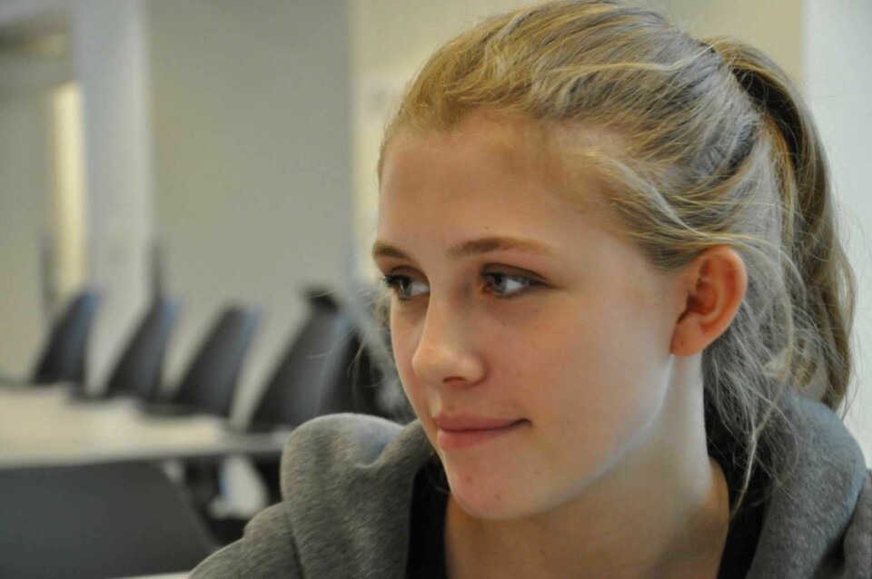 — Det er min generasjon som skal forvalte demokratiet, sier 20 år gamle Linnea Svinndal. Foto: Arnsten Linstad