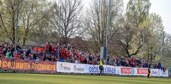 Etter uavgjort i forrige hjemmekamp, kunne tilskuerne på OBOS-arena Nordre Åsen konstatere at det ble en ny hjemmeseier. Foto: Anders Vindegg Etter uavgjort i forrige hjemmekamp, kunne tilskuerne på OBOS-arena Nordre Åsen konstatere at det ble en ny hjemmeseier. Foto: Anders Vindegg