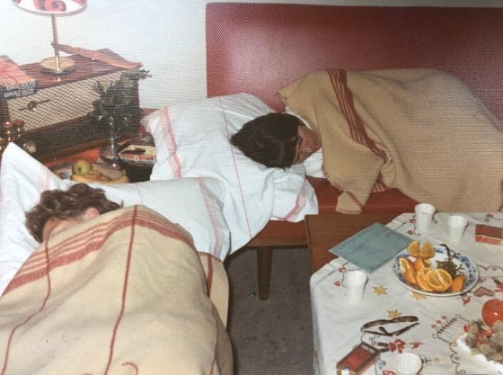 Sykepleierne sov på omgang på nattevaktene. Foto: Privat Sykepleierne sov på omgang på nattevaktene. Foto: Privat