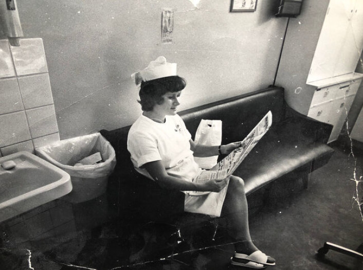 Kjellfrid Sunde var ferdig utdannet sykepleier fra Diakonhjemmet i 1968. Hun tok praksis ved Legevakten i studietiden, og da hun så at det var en ledig stilling der, søkte hun og fikk jobben. Foto: Privat Kjellfrid Sunde var ferdig utdannet sykepleier fra Diakonhjemmet i 1968. Hun tok praksis ved Legevakten i studietiden, og da hun så at det var en ledig stilling der, søkte hun og fikk jobben. Foto: Privat